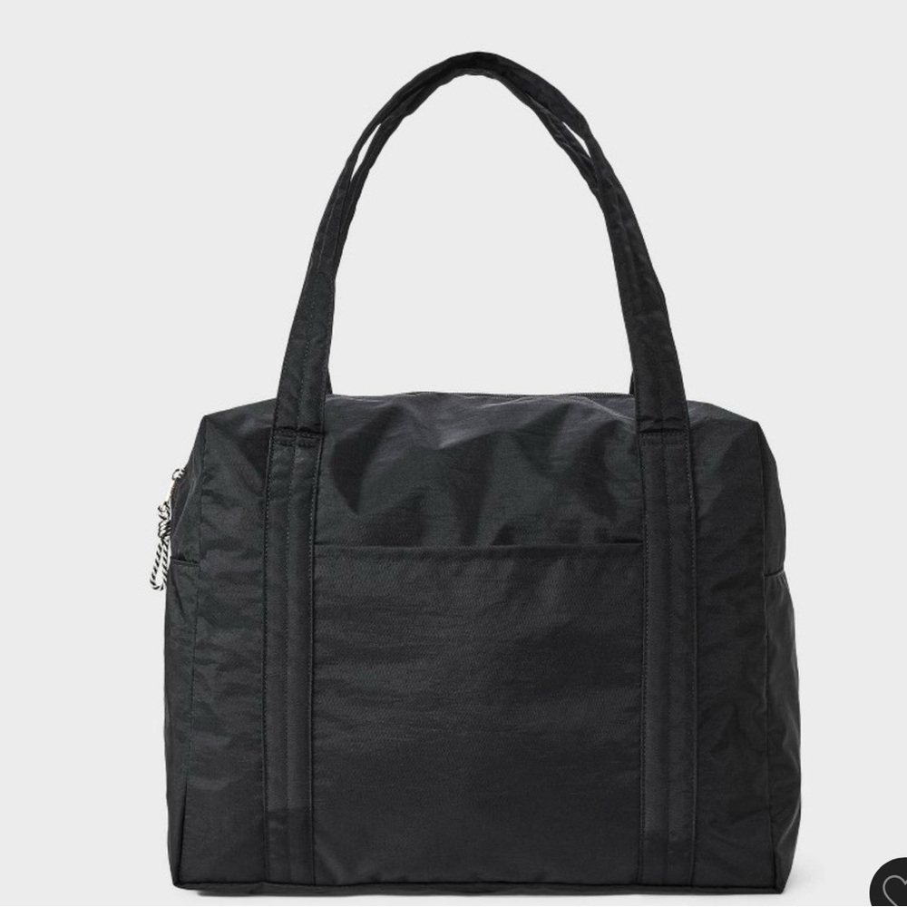 SOLD Black Nylon Everyday Tote Bag / BAGGU Cloud Carryon Lookalike